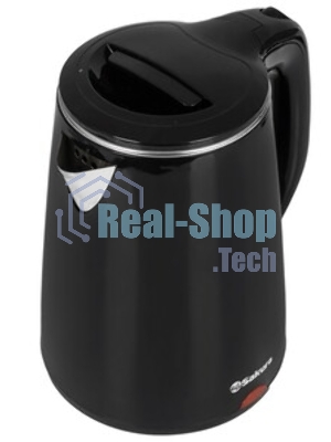 Чайник Sakura SA-2150BK 1.8 л, двойной корпус,черн д