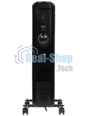 Обогреватель масляный Centek CT-6200 (7 секций) черный, 700/1000/1500Вт, 3 режима, механический термостат