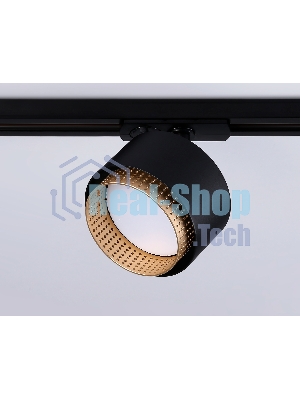Трековый однофазный светильник Ambrella light GL5381 BK/GD черный/золото GX53 max 12W D95*130