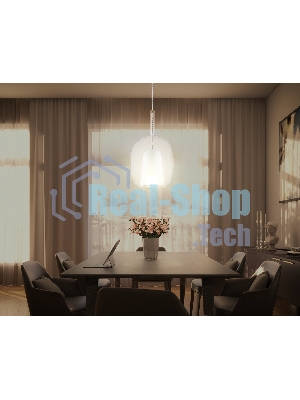 Подвесной светильник Ambrella light LH11121 BK/WH/CL черный/белый/прозрачный E27 max 60W D175*310