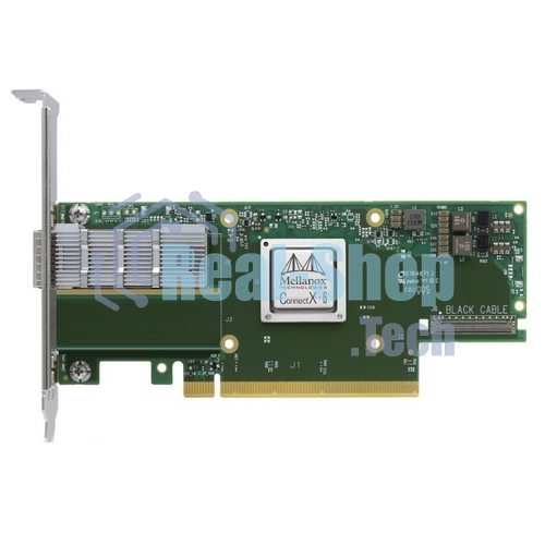Адаптер Infiniband ConnectX®-6 VPI adapter card, HDR IB (200Gb/s) and 200GbE, single-port QSFP56, PCIe4.0 x16, tall bracket