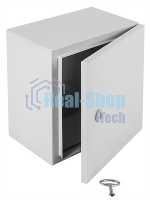Шкаф электротехнический настенный Elbox EMW, IP66, 400х400х150 мм (ВхШхГ), дверь: металл, металл, серый