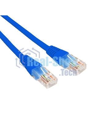 Патч-корд U/UTP Rexant cat.6, RJ45-RJ45, неэкранированный, 26AWG, LSZH, синий, 0.5 м