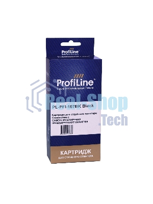Картридж струйный ProfiLine PL-PFI-107BK для принтеров Canon IPF670/IPF680/IPF685/IPF770/IPF780/IPF785 с чернилами Black