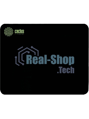 Коврик для мыши Cactus черный 300x250x2мм (CS-MPC-P01M)