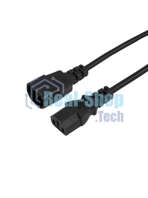 Шнур сетевой Rexant IEC 320 C13 – IEC 320 C14 3x1,0мм², длина 3м