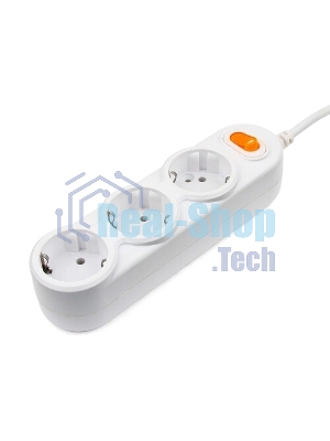 Удлинитель в бухте PowerCube 10А/2,2 кВт, 1 розетка, 20 м, оранжевый