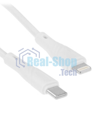 Кабель USB2.0 Cablexpert CCB-USB2-CMAPO1-1MW, Type C/Lightning, Classic 0.1, 2.1A, 20Вт, QC3.0,1м, белый, коробка