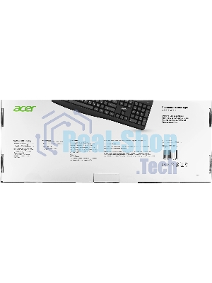 Клавиатура проводная Acer OKW301 (ZL.KBDCC.01A), USB, черный