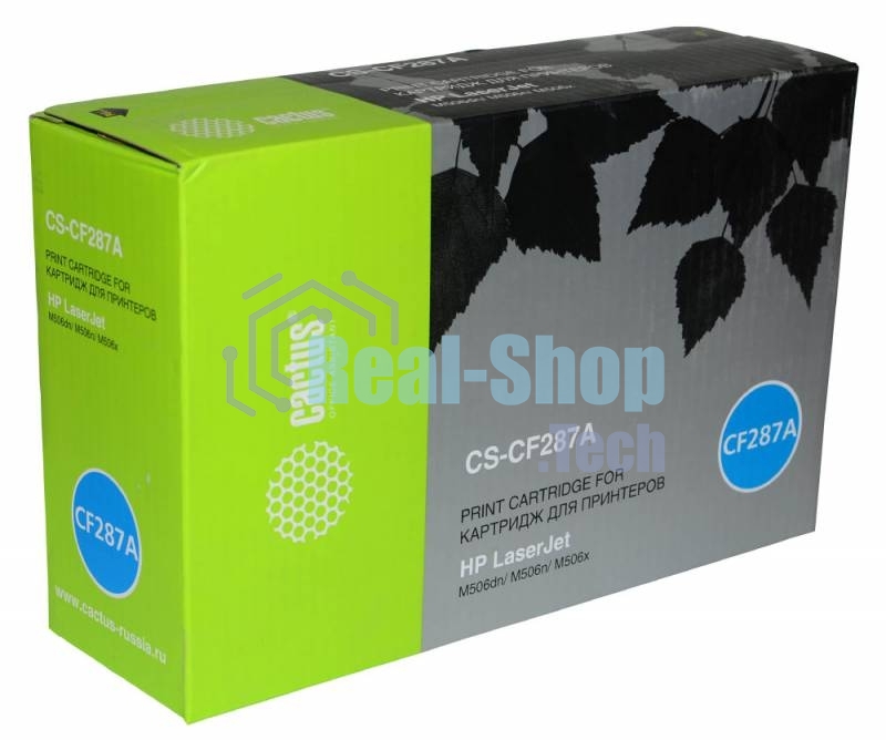 Картридж лазерный Cactus CS-CF287A черный (9000 стр.) для HP LJ M506dn/M506n/M506x