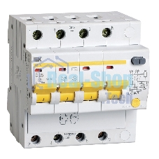 Выключатель автоматический дифференциального тока IEK MAD10-4-025-C-030 АД14 4Р 25А30мА IEK