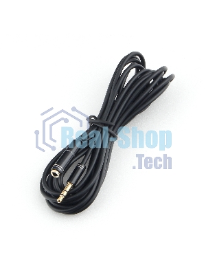 Кабель аудио удлинительный Cablexpert CCAB-02-35MF-3MB. 3.5 Jack (M)/3.5 Jack (F), черный, 3м, блистер