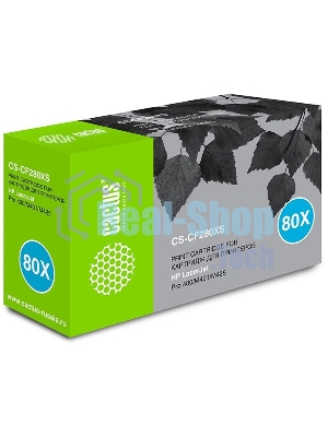 Картридж лазерный Cactus CS-CF280XS черный (6900 стр.) для HP LJ Pro 400/M401/M425