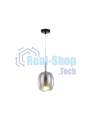 Подвесной светильник Ambrella light LH11123 BK/WH/SM черный/белый/дымчатый E27 max 60W D175*310