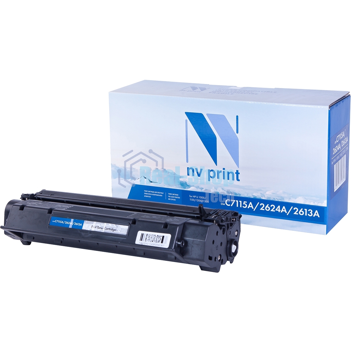 Картридж лазерный NVPrint совместимый HP C7115A/2624A/2613A для LJ 1000/1200/1150/1300 (2500k)