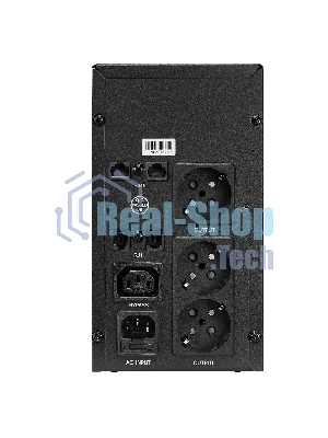 Источник бесперебойного питания CROWN ИБП CMU-SP800EURO 800VA, металл,1x12V/9AH, розетки 3*EURO+1*IEC bybas CM000001492
