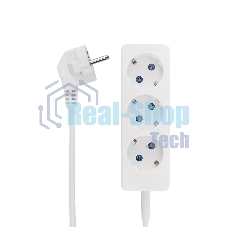 Удлинитель PROconnect STANDARD 3 гнезда, 3 м, 2х0.75 мм², б/з, белый
