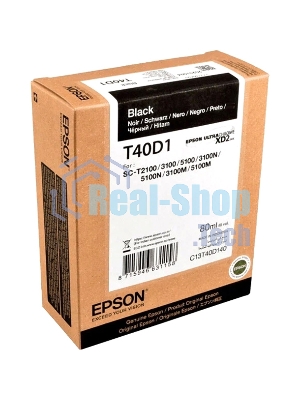 Картридж струйный черный повышенной емкости T40D140 для SureColor SC-T3100/T3100N/T5100/T5100N