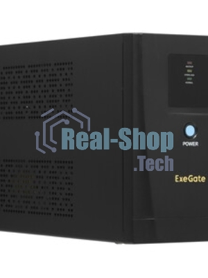 Источник бесперебойного питания ExeGate Power NB-2000.LED.AVR.8C13 (2000VA/1200W, LED, AVR, 8*C13, батарея 12V 9Ah - 2 шт., металлический корпус, Black)