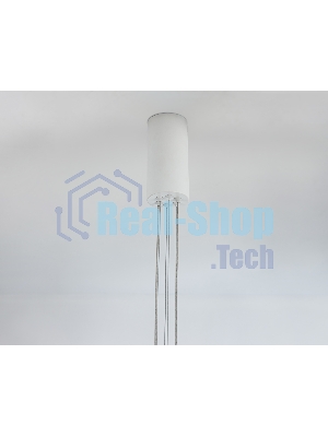 Подвесной светодиодный светильник Ambrella light FL5884/2 WH белый 45W 3000K/4200K/6400K D600/400*1200 (без ПДУ)