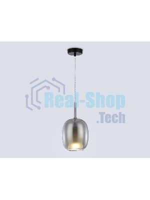 Подвесной светильник Ambrella light LH11123 BK/WH/SM черный/белый/дымчатый E27 max 60W D175*310