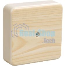 Коробка распаячная ОП 100х100х29 IP20 КМ41219-04 (6 клем. 6 кв.мм) сосна IEK UKO10-100-100-029-K34