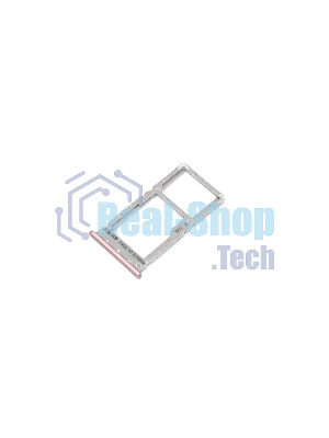 Лоток для SIM-карты Xiaomi Redmi Note 6 розовый