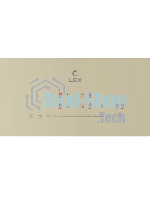 Индукционная варочная поверхность Lex EVI 641A I IV слоновая кость