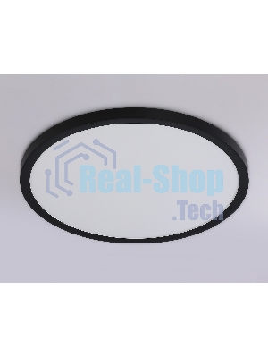 Светильник светодиодный ультратонкий Ambrella light FZ1957 BK черный IP54 26W 5000K D370*15 (Без ПДУ)