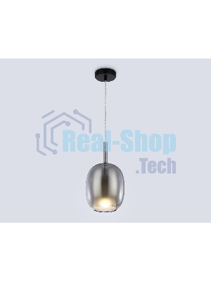 Подвесной светильник Ambrella light LH11123 BK/WH/SM черный/белый/дымчатый E27 max 60W D175*310