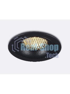 Светильник встраиваемый Ambrella light TN102724 BK черный GU5.3 92*92*23