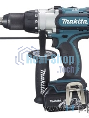Дрель Makita DHP451RFE Дрель ак(уд), 18В,2х3Ач Li-ion,БЗП-13мм,0-300\0-600\0-1700об\м,80\40Нм,2.2кг,чем,подсветка