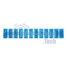 Клеммная винтовая колодка Rexant KВ-40 25-40, ток 100 A, полиэтилен синий (10 шт./уп.)