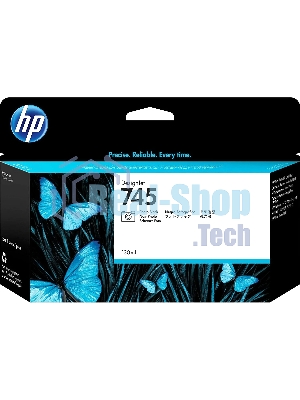 Картридж струйный HP 745 с чернилами фотографического черного цвета для принтеров Designjet, 130 мл