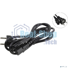 Кабель питания ExeGate Power PC-1,8P (Евровилка Schuko->С13) VDE-250V-3*0.75-CU, 10A, черный, 1.8м