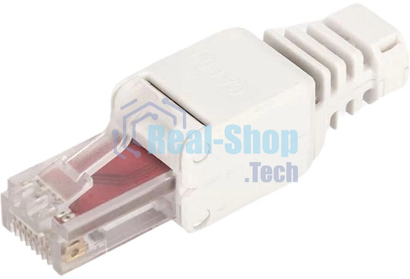 Коннектор Lanmaster LAN-TMP-S6A полевой RJ45 кат.6A STP бел. (упак.:1шт)