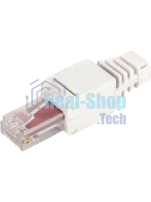 Коннектор Lanmaster LAN-TMP-S6A полевой RJ45 кат.6A STP бел. (упак.:1шт)