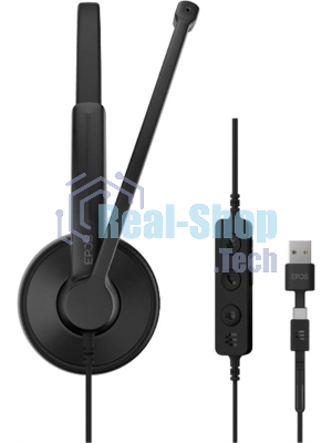 Гарнитура EPOS IMPACT 100 UC Mono чёрный, проводная, USB