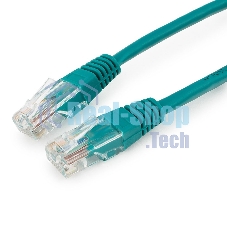 Патч-корд UTP Cablexpert cat.5e 0.25м, литой, многожильный, зеленый