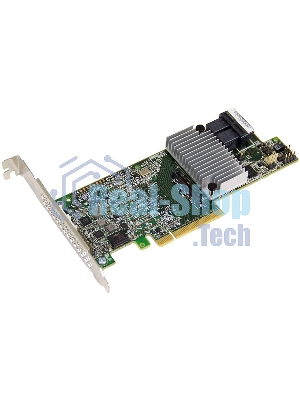 Контроллер MegaRAID SAS 9361-8i SGL (8-Port Int, 12Gb/s SATA+SAS, PCIe 3.0, 1Gb DDRIII, MegaRAID SAS 9361-8i, Quick Installation Guide, LP Bracket)