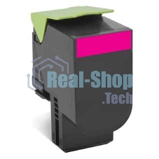 Картридж Lexmark с тонером, пурпурный, 1000 стр. для CX310/410/510, Return
