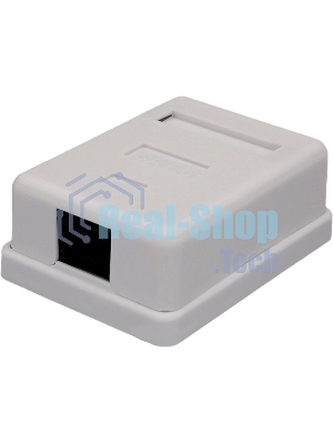 Розетка Suprlan 10-0355-1, RJ45 1 кат.6 UTP