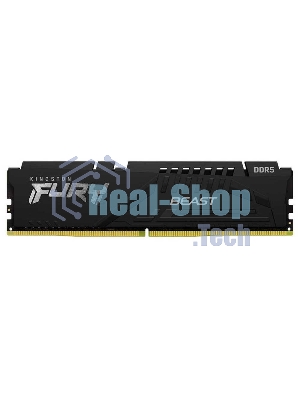 Оперативная память Kingston Fury Beast, DDR5, 32Gb (1x32 GB), 5600 MHz, CL36, DIMM, радиатор, черный