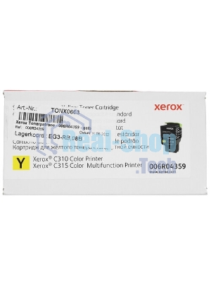 Картридж лазерный Xerox C310 желтый 5,5K (006R04371)