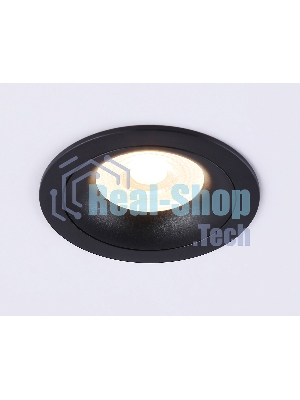 Светильник встраиваемый Ambrella light TN102724 BK черный GU5.3 92*92*23