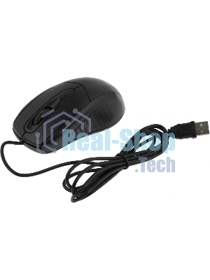 Мышь проводная Defender Standard MB-580 черный, 1000 dpi, USB, кнопки - 3