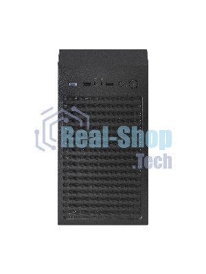 Компьютерный корпус Miditower ExeGate EVO-8243-NPX700 (ATX, БП 700NPX с вент 12 см, 2хUSB+1хUSB 3.0, черный, 3 вент. с RGb подсветкой, боковая панель - закаленное стекло)