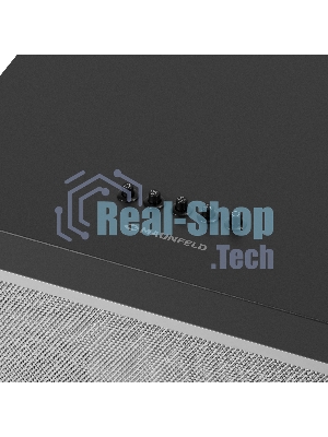 Вытяжка пристенная островная Maunfeld Box Push 40 черный, 40 см, 1000 куб. м/ч, 60 дБ