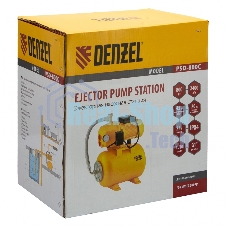 Насосная станция Denzel PSD800C эжекторная 800Вт 2400л/ч ресивер 24л всасывание 20м