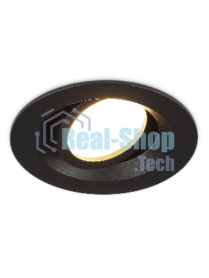 Встраиваемый поворотный точечный светильник Ambrella light TN102742 BK черный IP20 GU5.3 D95*25